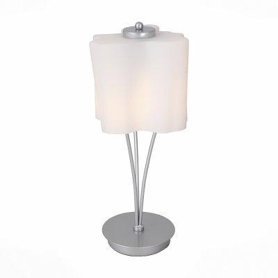 Светильник St Luce SL116.504.01 Светильник St Luce SL116.504.01Современные<br>Если Вы настроены купить светильник модели SL11650401, то обратите внимание: Оригинальные дизайнерские плафоны волнообразной формы в серии Onde никого не оставят равнодушными. Они будут изящно смотреться как в интерьере модерн, так и в стиле хай-тек. Плафоны предлагаются в двух вариантах: белое матовое стекло и белое глянцевое стекло с изящными полосками в структуре стекла. Каждый плафон изготавливается вручную, поэтому форма каждого плафона является уникальной и неповторимой. Эта коллекция приходится по вкусу многим дизайнерам и покупателям из-за компактности, пропорций, практичности и стильных форм.<br><br>Тип лампы: Накаливания / энергосбережения / светодиодная<br>Тип цоколя: E27<br>Количество ламп: 1<br>MAX мощность ламп, Вт: 60<br>Диаметр, мм мм: 200<br>Высота, мм: 440