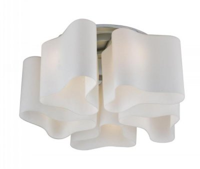 Люстра потолочная St luce SL118.502.05 Люстра потолочная St luce SL118.502.05Потолочные<br>Касаемо коллекции модели St luce SL118.502.05 хотелось бы отметить основные моменты: Дизайнерские плафоны люстр коллекции Onde 2 выглядят изящно и эксклюзивно. Эти светильники будут отлично смотреться и в интерьере модерн, и в стиле хай-тек. Основание светильников изготовлено из белого матового стекла вручную. Трехлопастная форма каждого из них оригинальна и неповторима.<br><br>Установка на натяжной потолок: Ограничено<br>S освещ. до, м2: 20<br>Крепление: Планка<br>Тип лампы: накаливания / энергосбережения / LED-светодиодная<br>Тип цоколя: E27<br>Количество ламп: 5<br>Ширина, мм: 520<br>MAX мощность ламп, Вт: 60<br>Диаметр, мм мм: 520<br>Длина, мм: 520<br>Высота, мм: 250<br>Поверхность арматуры: матовая<br>Оттенок (цвет): белый<br>Цвет арматуры: серый