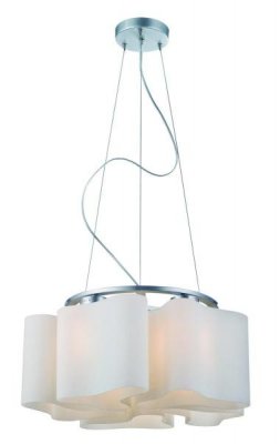 Светильник подвесной St luce SL118.503.05 Светильник подвесной St luce SL118.503.05Подвесные<br>Касаемо коллекции модели St luce SL118.503.05 хотелось бы отметить основные моменты: Дизайнерские плафоны люстр коллекции Onde 2 выглядят изящно и эксклюзивно. Эти светильники будут отлично смотреться и в интерьере модерн, и в стиле хай-тек. Основание светильников изготовлено из белого матового стекла вручную. Трехлопастная форма каждого из них оригинальна и неповторима.<br><br>Установка на натяжной потолок: Да<br>S освещ. до, м2: 20<br>Крепление: Планка<br>Тип лампы: накаливания / энергосбережения / LED-светодиодная<br>Тип цоколя: E27<br>Количество ламп: 5<br>Ширина, мм: 520<br>MAX мощность ламп, Вт: 60<br>Диаметр, мм мм: 520<br>Длина, мм: 520<br>Высота, мм: 220<br>Поверхность арматуры: матовая<br>Оттенок (цвет): серебристный<br>Цвет арматуры: серебристый