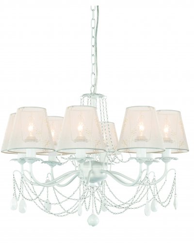 Светильник подвесной St luce SL132.503.08 Светильник подвесной St luce SL132.503.08Подвесные<br>Касаемо коллекции модели St luce SL132.503.08 хотелось бы отметить основные моменты: Люстры Tenera - это прекрасное украшение интерьера зала, холла, прихожей, спальни. Длинные хрустальные колье, грациозно свисающие с изящного основания, придают светильнику легкий романтичный облик. Металлические детали окрашены в белый цвет. Абажуры выполнены из полупрозрачной органзы, которая мягко пропускает свет ламп.<br><br>Установка на натяжной потолок: Да<br>S освещ. до, м2: 21<br>Крепление: Крюк<br>Тип лампы: накаливания / энергосбережения / LED-светодиодная<br>Тип цоколя: E14<br>Количество ламп: 8<br>Ширина, мм: 660<br>MAX мощность ламп, Вт: 40<br>Диаметр, мм мм: 660<br>Длина, мм: 660<br>Высота, мм: 500<br>Поверхность арматуры: матовая<br>Оттенок (цвет): разноцветный<br>Цвет арматуры: белый