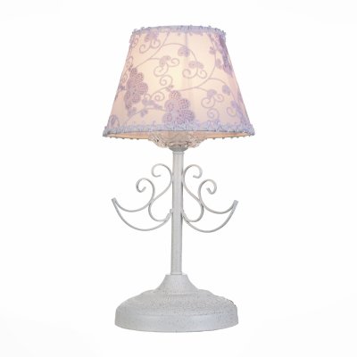 Светильник St Luce SL160.504.01 Светильник St Luce SL160.504.01Классические<br>Если Вы настроены купить светильник модели SL16050401, то обратите внимание: Элегантные и нежные модели коллекции Incanto гармонично впишутся в интерьер спальни, гостиной, дамского кабинета, подчеркнут шарм стилей арт- деко, классицизма, прованса, неоклассики. Плавно изогнутые детали металлического основания окрашены в белый цвет гранита и эффектно украшены хрустальным подвесом в форме шара. Прекрасным продолжением художественной задумки дизайнеров служат текстильные абажуры сиреневого отенка.С приходом темного времени суток люстры Incanto наполнят пространство атмосферой уюта и романтизма.<br><br>Тип лампы: Накаливания / энергосбережения / светодиодная<br>Тип цоколя: E14<br>MAX мощность ламп, Вт: 40<br>Диаметр, мм мм: 220<br>Высота, мм: 430