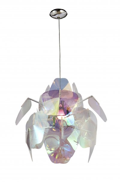 Светильник подвесной St luce SL169.103.01 Светильник подвесной St luce SL169.103.01Подвесные<br>Касаемо коллекции модели St luce SL169.103.01 хотелось бы отметить основные моменты: Современные люстры Baleno это оригинальное дополнение современного интерьера. Основание светильника выполнено из хромированного металла. Тонкие акриловые пластины с потрясающим перламуrровым эффектом притягивают взгляд, переливаясь под световыми лучами. Люстры коллекции Baleno, сочетающие шик и причудливость, стануr ярким акцентом в современном интерьере.<br><br>Установка на натяжной потолок: Да<br>S освещ. до, м2: 1<br>Крепление: Планка<br>Тип лампы: накаливания / энергосбережения / LED-светодиодная<br>Тип цоколя: E27<br>Количество ламп: 1<br>Ширина, мм: 600<br>MAX мощность ламп, Вт: 100<br>Диаметр, мм мм: 600<br>Длина, мм: 600<br>Высота, мм: 600<br>Поверхность арматуры: глянцевая<br>Цвет арматуры: серебристый