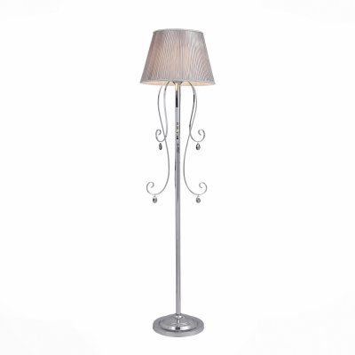Торшер St Luce SL177.105.01 Торшер St Luce SL177.105.01Современные<br>Если Вы настроены купить светильник модели SL17710501, то обратите внимание: Люстры коллекции Azzurroсочетают классические традиции и черты современных стилистических направлений. Изящное металлическое основание светильников окрашено в цвет хрома. Мягкие складки ткани-плиссе классических абажуров сохраняют строгость, при том , что создают уют и ощущение умиротворённости. Особый шик этим моделям добавляют подвески, которые закреплены на тонких, изящно выгнутых металлических прутьях. Кристаллы серого хромированного оттенка гармонично дополняют образ моделей Azzurro. Люстры коллекции Azzurro создают уют и настроение в помещении , добавляют разноуровневый свет, мягко ниспадающий из-под абажура.<br><br>Тип лампы: Накаливания / энергосбережения / светодиодная<br>Тип цоколя: E14<br>Количество ламп: 1<br>MAX мощность ламп, Вт: 40<br>Диаметр, мм мм: 380<br>Высота, мм: 1540