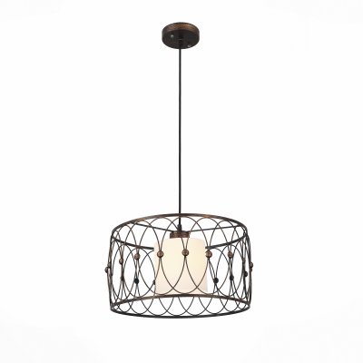 Светильник St Luce SL223.303.01 Светильник St Luce SL223.303.01Подвесные<br>Если Вы настроены купить светильник модели SL22330301, то обратите внимание: Светильники коллекции Golaro стали воплощением оригинальной дизайнерской мысли . Основа светильников представляет собой элегантный металлический каркас. Его прутья переплетаются между собой в виде идеальных по форме кругов, точки пересечения которых украшены металлическими бусинами. Античный бронзовый цвет наполняет обстановку элементами средневековой роскоши и визуально добавляет помещению воздуха и размера. Внутри металлического абажура закреплён второй, выполненные из белого матового стекла. Сочетание металла и стекла в моделях Golaro выглядит роскошно.<br><br>Установка на натяжной потолок: Да<br>S освещ. до, м2: 3<br>Тип лампы: Накаливания / энергосбережения / светодиодная<br>Тип цоколя: E27<br>Количество ламп: 1<br>MAX мощность ламп, Вт: 60<br>Диаметр, мм мм: 400<br>Высота, мм: 230-1300