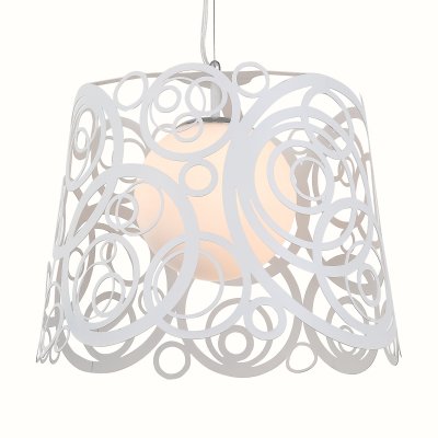 Светильник подвесной St luce SL230.503.01 Светильник подвесной St luce SL230.503.01Одиночные<br>Если Вы настроены купить светильник модели SL23050301, то обратите внимание: Белоснежные подвесные светильники коллекции Soavita озарят светом и подарят нотку нежности любому пространству. Плафоны изготовлены из белого металла путем лазерной резки и напоминают о вышивке и кружеве . Элегантные светильники могут быть установлены в гостиной, столовой или комнате отдыха.<br><br>Крепление: на планку<br>Тип лампы: накаливания / энергосбережения / LED-светодиодная<br>Тип цоколя: E27<br>Количество ламп: 1<br>MAX мощность ламп, Вт: 60<br>Диаметр, мм мм: 430<br>Длина цепи/провода, мм: 1200<br>Высота, мм: 370<br>Поверхность арматуры: матовая<br>Оттенок (цвет): белый<br>Цвет арматуры: Белый