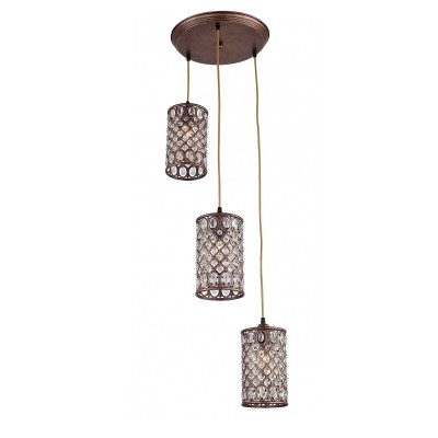 Светильник St Luce SL241.203.03 Светильник St Luce SL241.203.03Тройные<br>Если Вы настроены купить светильник модели SL24120303, то обратите внимание: Светильники коллекции Gabriela созданы дизайнерами для просторных роскошных помещений в стиле кантри. Подвесные люстры предназначены для интерьеров столовых, гостиных, ресторанов. Состаренный цвет античной бронзы оснований гармонирует с прозрачным хрусталём и стеклом плафонов. Модели коллекции Gabriela привнесут в пространство помещений ощущение роскоши и комфорта.<br><br>S освещ. до, м2: 9<br>Тип лампы: Накаливания / энергосбережения / светодиодная<br>Тип цоколя: E14<br>Количество ламп: 3<br>MAX мощность ламп, Вт: 60<br>Диаметр, мм мм: 330<br>Высота, мм: 1100