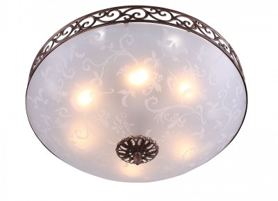 Светильник St Luce SL244.202.06 Светильник St Luce SL244.202.06Потолочные<br>Если Вы настроены купить светильник модели SL24420206, то обратите внимание: Сдержанность стиля и традиционность материалов , элегантная форма и романтичность отличают люстру Mezzo. Белый абажур из матового стекла украшают изящные подвески прозрачного хрусталя. Основание выполнено из металла цвета античной бронзы. Светильник впишется в интерьеры классического и современного стиля, благодаря легкости и великолепию формы.<br><br>Установка на натяжной потолок: Ограничено<br>S освещ. до, м2: 18<br>Тип лампы: Накаливания / энергосбережения / светодиодная<br>Тип цоколя: E27<br>Количество ламп: 6<br>MAX мощность ламп, Вт: 60<br>Диаметр, мм мм: 527<br>Высота, мм: 205