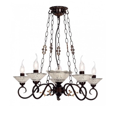 Светильник подвесной St luce SL255.403.06 Светильник подвесной St luce SL255.403.06Архив<br>Касаемо коллекции модели St luce SL255.403.06 хотелось бы отметить основные моменты: Пюстры серии Desiderio гармонично выглядят в каминном зале, гостиной, спальне, оформленных в классическом стиле или стиле прованс. Основание светильников выполнено из металла и окрашено в темный цвет, чем напоминает старинные замковые люстры. Изящные металлические элементы украшены золотистой фольгой. Плафоны фарфоровые с ручной росписью.<br><br>Установка на натяжной потолок: Да<br>S освещ. до, м2: 24<br>Крепление: Планка<br>Тип лампы: накаливания / энергосбережения / LED-светодиодная<br>Тип цоколя: E14<br>Количество ламп: 6<br>Ширина, мм: 620<br>MAX мощность ламп, Вт: 60<br>Длина, мм: 620<br>Высота, мм: 610<br>Поверхность арматуры: матовая<br>Цвет арматуры: коричневый