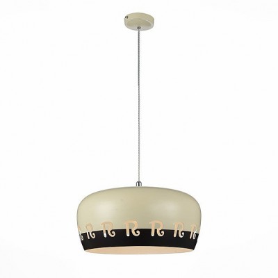 Светильник St Luce SL260.503.01 Светильник St Luce SL260.503.01Одиночные<br>Если Вы настроены купить светильник модели SL26050301, то обратите внимание: Лаконичные и уютные - так можно охарактеризовать модели коллекции Grano. Основания и плафоны светильников выполнены из металла и окрашены в бежевый и кофейный цвет. Эти люстры позволяют разграничить зоны помещения, играть с визуальными эффектами. Они прекрасно впишутся в современные интерьеры в стиле модерн, минимализм, техно.<br><br>S освещ. до, м2: 2<br>Тип цоколя: E27<br>Количество ламп: 1<br>MAX мощность ламп, Вт: 40<br>Диаметр, мм мм: 400<br>Высота, мм: 190 - 1310