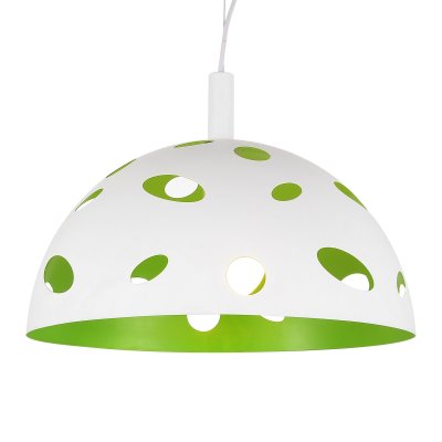 Светильник подвесной St luce SL275.803.01 Светильник подвесной St luce SL275.803.01Одиночные<br>Если Вы настроены купить светильник модели SL27580301, то обратите внимание: Светильник коллекции Setacci - это стильная модель с ярко выраженной декоративной функцией. Основание и плафон выполнены из металла белого цвета, что придает пространствунастроение легкости и свежести. Светильник наполняет интерьер игрой света и уютом. Модель Setacci может использоваться для зонирования гостиной, столовой, интерьер которых стремится к минимализму,оригинальности и комфорту.<br><br>S освещ. до, м2: 3<br>Крепление: на планку<br>Тип лампы: накаливания / энергосбережения / LED-светодиодная<br>Тип цоколя: E27<br>Количество ламп: 1<br>MAX мощность ламп, Вт: 60<br>Диаметр, мм мм: 410<br>Длина цепи/провода, мм: 1200<br>Высота, мм: 260<br>Поверхность арматуры: матовая<br>Оттенок (цвет): белый, салатовый<br>Цвет арматуры: Белый