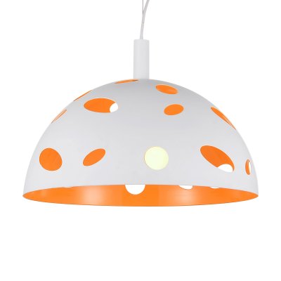 Светильник подвесной St luce SL275.903.01 Светильник подвесной St luce SL275.903.01Одиночные<br>Если Вы настроены купить светильник модели SL27590301, то обратите внимание: Светильник коллекции Setacci - это стильная модель с ярко выраженной декоративной функцией. Основание и плафон выполнены из металла белого цвета, что придает пространствунастроение легкости и свежести. Светильник наполняет интерьер игрой света и уютом. Модель Setacci может использоваться для зонирования гостиной, столовой, интерьер которых стремится к минимализму,оригинальности и комфорту.<br><br>S освещ. до, м2: 3<br>Крепление: на планку<br>Тип лампы: накаливания / энергосбережения / LED-светодиодная<br>Тип цоколя: E27<br>Количество ламп: 1<br>MAX мощность ламп, Вт: 60<br>Диаметр, мм мм: 410<br>Длина цепи/провода, мм: 1200<br>Высота, мм: 260<br>Поверхность арматуры: матовая<br>Оттенок (цвет): белый, оранжевый<br>Цвет арматуры: Белый