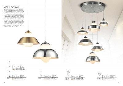 Светильник St Luce SL345.033.01 Светильник St Luce SL345.033.01Ожидается<br>Если Вы настроены купить светильник модели SL34503301, то обратите внимание: Вдохновением для этой элегантной и сдержанной коллекции подвесных светильников послужил колокольчик – сверкающий серебряный и насыщенный медный. Стильная цветовая гамма, простые формы, строгие металлические детали в сочетании с акриловыми плафонами будут уместны в любом интерьере: будь то хромированный минимализм или классика из натурального дерева. В коллекции три типа люстр с одиночным элементом: цилиндрический, треугольный и округлый . Особенно оригинально смотрятся люстры с шестью и более подвесами, которые включают в себя все типы форм.<br>