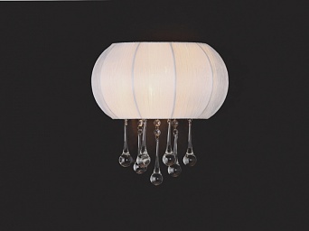 Светильник St luce SL350.051.02 Светильник St luce SL350.051.02Хай-тек<br>Касаемо коллекции модели St luce SL350.051.02 хотелось бы отметить основные моменты: Preferita-коллекция люстр в стиле арт-деко с тканевыми абажурами в богатой цветовой палитре. Основания светильников выполнены из металла с хромированным покрытием. В абажурах используется специально обработанный жатый шелк, который не рвется и стоек к воздействию температур. Элегантность колекции подчеркивают прозрачные стеклянные подвески каплевидной формы, которые особенно гармонируют с округлой формой абажуров.<br><br>S освещ. до, м2: 5<br>Крепление: планка<br>Тип лампы: накаливания / энергосбережения / LED-светодиодная<br>Тип цоколя: E14<br>Количество ламп: 2<br>Ширина, мм: 300<br>MAX мощность ламп, Вт: 40<br>Длина, мм: 190<br>Расстояние от стены, мм: 190<br>Высота, мм: 220<br>Поверхность арматуры: глянцевая<br>Оттенок (цвет): белый<br>Цвет арматуры: белый