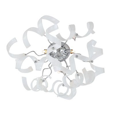 Люстра потолочная St luce SL452.502.03 Segreto Люстра потолочная St luce SL452.502.03 SegretoПотолочные<br>Касаемо коллекции модели St luce SL452.502.03 хотелось бы отметить основные моменты: Светильники коллекции Segreto -настоящие произведения из художественного стекла и металла. Изящество волнообразных завиток из стекла белого или красного цвета, блеск хромированного металла, точно рассчитанная роскошь- композиция из которой и складывается внешний вид этих моделей. Светильники коллекции Segreto украсят интерьер спальни, гостиной,холла, их также можно использовать для оформления ресторанов, гостиниц с интерьером в стиле модерн, минимализм или хай - тек.<br><br>Установка на натяжной потолок: Да<br>S освещ. до, м2: 6<br>Крепление: Планка<br>Тип лампы: галогенная / LED-светодиодная<br>Тип цоколя: G9<br>Количество ламп: 3<br>MAX мощность ламп, Вт: 40<br>Диаметр, мм мм: 480<br>Высота, мм: 200<br>Поверхность арматуры: глянцевая<br>Оттенок (цвет): белый<br>Цвет арматуры: серебристый
