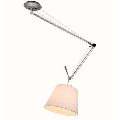Светильник подвесной St luce SL464.103.01 Светильник подвесной St luce SL464.103.01На штанге<br>Касаемо коллекции модели St luce SL464.103.01 хотелось бы отметить основные моменты: Reduzion - эта серия светильников выполнена в стиле модерн. Вращающийся шарнирный механизм обеспечивает подвижность и надежность конструкции. Арматура из металла с высококачественным покрытием цветов хром и алюминий. Абажур выполнен из материала ПВХ и льняной ткани белого цвета. может регулироваться по высоте и менять направление освещения. Универсальный дизайн светильников позволяет им гармонично вписаться в любой современный интерьер.<br><br>Крепление: планка<br>Тип товара: Светильник потолочный<br>Скидка, %: 31<br>Тип лампы: накаливания / энергосбережения / LED-светодиодная<br>Тип цоколя: E27<br>Количество ламп: 1<br>Ширина, мм: 360<br>MAX мощность ламп, Вт: 100<br>Диаметр, мм мм: 360<br>Длина, мм: 360<br>Высота, мм: 1200<br>Поверхность арматуры: глянцевая<br>Цвет арматуры: серебристый хром