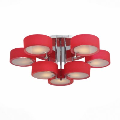 Светильник St Luce SL483.602.09 Светильник St Luce SL483.602.09Потолочные<br>Если Вы настроены купить светильник модели SL48360209, то обратите внимание: Смелый и нестандартный дизайн светильников коллекции Foresta позволяет им гармонично вписаться в современные интерьеры в стиле модерн, хай-тек, минимализм. Холодный блеск хромированного металла в люстрах этой коллекции успешно сочетается с белым матовым стеклом и цветными акриловыми деталями абажуров. Использование акрила в изготовлении светильников это современная тенденция в оформлении интерьера. Акрил и матовое стекло хорошо пропускают свет, и он мягко распространяется в пространстве.<br><br>Установка на натяжной потолок: Да<br>S освещ. до, м2: 27<br>Тип лампы: Накаливания / энергосбережения / светодиодная<br>Тип цоколя: E27<br>Количество ламп: 9<br>MAX мощность ламп, Вт: 60<br>Диаметр, мм мм: 1000<br>Высота, мм: 300