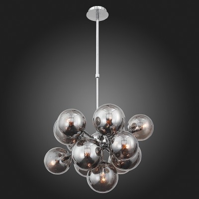 Люстра подвесная St luce SL535.103.13 Люстра подвесная St luce SL535.103.13Потолочные<br>Если Вы настроены купить светильник модели SL53510313, то обратите внимание: Авангардное произведение искусства у вас дома – это подвесная люстра из оригинальной коллекции Molecola. Контрастное сочетание цветов и текстур подчеркнут творческую атмосферу и вдохновят на новые идеи. В сложном интерьере люстра дополнит дизайн, в простом – станет оригинальной заметной деталью. Светлые «жемчужины» пастельного оттенка перекликаются с темно-графитовыми, отражающими любой свет . Так возникает эффект безупречно гладких сверкающих драгоценных камней. Оригинальная конструкция держится на изящном подвесе из тонких металлических нитей.<br><br>Установка на натяжной потолок: Да<br>S освещ. до, м2: 26<br>Тип лампы: Накаливания / энергосбережения / светодиодная<br>Тип цоколя: E14<br>Количество ламп: 13<br>MAX мощность ламп, Вт: 40<br>Диаметр, мм мм: 500<br>Высота, мм: 700 - 1200