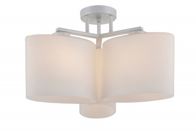Люстра потолочная St luce SL544.502.03 Alleviare Люстра потолочная St luce SL544.502.03 AlleviareПотолочные<br>Если Вы настроены купить светильник модели SL54450203, то обратите внимание: Люстры коллекции Alleviare хорошо смотрятся в любых современных интерьерах. Основание из металла , окрашенного в цвет хрома поддерживает белые стеклянные плафоны, похожие на лепестки. Простота и компактность делают модели Alleviare подходящими для освещения гостиных, спален кабинетов, оформленных в стиле современного модерна, минимализма и других современных стилях.<br><br>Установка на натяжной потолок: Да<br>S освещ. до, м2: 9<br>Крепление: Планка<br>Тип лампы: накаливания / энергосбережения / LED-светодиодная<br>Тип цоколя: E27<br>Количество ламп: 3<br>MAX мощность ламп, Вт: 60<br>Диаметр, мм мм: 500<br>Высота, мм: 260<br>Поверхность арматуры: матовая<br>Цвет арматуры: белый