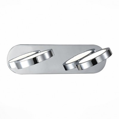 Светильник St Luce SL588.501.02 Светильник St Luce SL588.501.02Хай-тек<br>Если Вы настроены купить светильник модели SL58850102, то обратите внимание: Форма светильников Colo нарочито проста. Их можно использовать как архитектурный свет при освещении квартир, домов, коттеджей. Направление света можно регулировать за счет поворотного механизма. Бра изготовлены из металла с покрытием хром и белого акрила. Источник света – LED.<br><br>Цветовая t, К: 4000<br>Тип лампы: LED<br>Количество ламп: 2<br>Ширина, мм: 250<br>MAX мощность ламп, Вт: 4.5<br>Высота, мм: 130