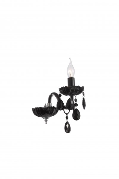 Светильник St luce SL642.401.01 Светильник St luce SL642.401.01Хрустальные<br>Касаемо коллекции модели St luce SL642.401.01 хотелось бы отметить основные моменты: Стильный дизайн, идеальное качество -все это люстры серии Odilia. Уникальные по конструкции светильники выполнены из стекла угольно-черного цвета. Люстра украшена черным хрусталем. Элементы металлической конструкции хромированы. Ее грациозные линии выдержаны в соответствии с канонами классического стиля.<br><br>Крепление: планка<br>Тип лампы: накаливания / энергосбережения / LED-светодиодная<br>Тип цоколя: E14<br>Количество ламп: 1<br>Ширина, мм: 320<br>MAX мощность ламп, Вт: 40<br>Расстояние от стены, мм: 200<br>Высота, мм: 330<br>Поверхность арматуры: глянцевая<br>Цвет арматуры: серебристый