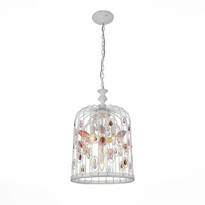 Светильник St Luce SL686.653.06 Светильник St Luce SL686.653.06Подвесные<br>Если Вы настроены купить светильник модели SL68665306, то обратите внимание: Подвесной светильник коллекции Sorriso - это настоящий шедевр искусства. Размещенная в комнате, такая люстра не ограничится своей основной функцией, она станет неповторимым декоративным элементом интерьера. Романтический дизайн светильника очаровывает с первого взгляда, создавая соответствующую атмосферу в помещении. Разноцветные элементы основания из керамики, хрусталя и металла создадут непревзойденные световые блики, наполнив комнату особым настроением. Сочетание материалов и фактур в подвесном светильнике выглядит оригинально и современно.<br><br>Установка на натяжной потолок: Да<br>S освещ. до, м2: 12<br>Тип цоколя: E27<br>Количество ламп: 6<br>MAX мощность ламп, Вт: 40<br>Диаметр, мм мм: 400<br>Высота, мм: 630 - 1180