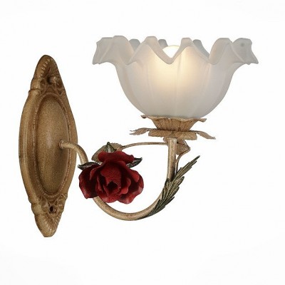 Светильник St Luce SL687.751.01 Светильник St Luce SL687.751.01Флористика<br>Если Вы настроены купить светильник модели SL68775101, то обратите внимание: Подвесные светильники Mazzo в изобилии демонстрирует красоту цветочного ансамбля из бутонов роз! Нежная листва и соцветия роз красного цвета выкованы из металла так мастерски, что выглядят как настоящие цветущие растения. Роскошный образ люстры Mazzo гармонично дополняют нежные плафоны из белого стекла. Композиционная форма и реалистичность моделей Mazzo вдохновляют на создание романтичного интерьера в доме или на солнечной веранде!<br><br>Тип лампы: Накаливания / энергосбережения / светодиодная<br>Тип цоколя: E27<br>Ширина, мм: 190<br>MAX мощность ламп, Вт: 60<br>Высота, мм: 245
