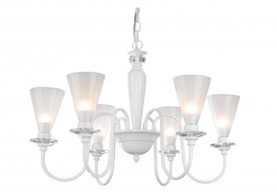 Люстра подвесная St luce SL694.503.06 Insolita Люстра подвесная St luce SL694.503.06 InsolitaАрхив<br>Касаемо коллекции модели St luce SL694.503.06 хотелось бы отметить основные моменты: Модели коллекции Insilita станут украшением зала или холла, прихожей или спальни. Основание светильников окрашены или в белый цвет или в цвет шампань. Плафоны выполнены из стекла. Дизайн люстр гармонично дополняют хрустальные элементы, расположенные под плафонами.<br><br>Установка на натяжной потолок: Да<br>S освещ. до, м2: 12<br>Крепление: Крюк<br>Тип лампы: галогенная / LED-светодиодная<br>Тип цоколя: G9<br>Количество ламп: 6<br>MAX мощность ламп, Вт: 40<br>Диаметр, мм мм: 620<br>Высота, мм: 660<br>Поверхность арматуры: матовая<br>Цвет арматуры: белый
