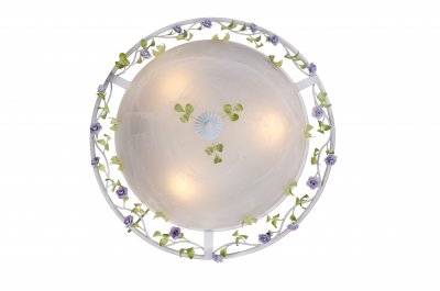 Светильник потолочный St luce SL695.502.03 Fiori Светильник потолочный St luce SL695.502.03 FioriКруглые<br>Касаемо коллекции модели St luce SL695.502.03 хотелось бы отметить основные моменты: Люстры коллекции Fiori, выполненные в стиле флористика, станут ярким акцентом в интерьере гостиной, зала или спальни, оформленных в стиле прованс или гранж. Арматура светильников и декоративные элементы изготовлены из металла, текстильные плафоны мягко рассеивают свет. За счет съемных плафонов можно менять внешний вид люстр и бра.<br><br>S освещ. до, м2: 9<br>Крепление: планка<br>Тип лампы: накаливания / энергосбережения / LED-светодиодная<br>Тип цоколя: E27<br>Цвет арматуры: белый с золотистой патиной<br>Количество ламп: 3<br>Диаметр, мм мм: 200<br>Высота, мм: 200<br>Поверхность арматуры: матовая<br>MAX мощность ламп, Вт: 60