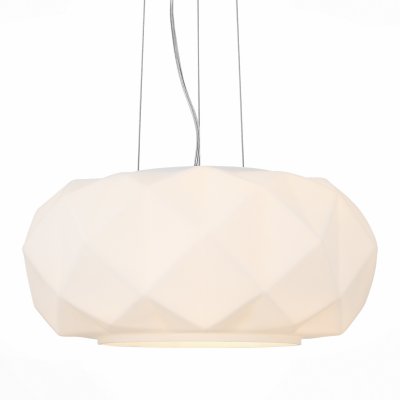 Светильник St Luce SL708.503.03 Светильник St Luce SL708.503.03Подвесные<br>Если Вы настроены купить светильник модели SL70850303, то обратите внимание: Светильники коллекции Travaso - это сочетание дизайнерского креатива и функциональности. Такая люстра украсит апартаменты в стиле современной классики, минимализма или фьюжн. Интерьер делают детали, и именно таким оригинальным элементом комнаты могут стать люстры коллекции Travaso. Асимметричный стеклянный плафон выглядит стильно и актуально. Такое оригинальное исполнение понравится ценителям смелых решений и неординарного подхода к оформлению интерьера.<br><br>Установка на натяжной потолок: Да<br>S освещ. до, м2: 9<br>Тип цоколя: E27<br>Количество ламп: 3<br>MAX мощность ламп, Вт: 60<br>Диаметр, мм мм: 380<br>Высота, мм: 180 - 1200