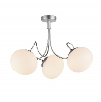 Люстра потолочная St luce SL717.502.03 Acini Люстра потолочная St luce SL717.502.03 AciniПотолочные<br>Если Вы настроены купить светильник модели SL71750203, то обратите внимание: Плавно извивающееся линии металлического основания цвета хром и белые сферические плафоны из матового стекла- стильный дуэт в исполнении моделей коллекции Acini. Изящные легкие формы и уникальность дизайна позволяют светильникам Acini стать достойным украшением современного интерьера зала, гостиной, спальни, оформленных в стиле модерн или неоклассики.<br><br>Установка на натяжной потолок: Да<br>S освещ. до, м2: 6<br>Крепление: Планка<br>Тип лампы: накаливания / энергосбережения / LED-светодиодная<br>Тип цоколя: E27<br>Количество ламп: 3<br>MAX мощность ламп, Вт: 40<br>Диаметр, мм мм: 550<br>Высота, мм: 370<br>Поверхность арматуры: матовая<br>Цвет арматуры: серебристый