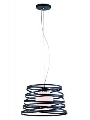 Светильник подвесной St luce SL738.403.01 Светильник подвесной St luce SL738.403.01Одиночные<br>Касаемо коллекции модели St luce SL738.403.01 хотелось бы отметить основные моменты: Оригинальные дизайнерские светильники коллекции Ripido представлены в трех цветах и трех размерах плафона. Это яркий акцент в вашем интерьере. Плафон выполнен из металлического серпантина и стеклянного шара, внутри которого находится источник света. Белое матовое стекло мягко рассеивает свет.<br><br>S освещ. до, м2: 5<br>Крепление: планка<br>Тип лампы: накаливания / энергосбережения / LED-светодиодная<br>Тип цоколя: E27<br>Количество ламп: 1<br>Ширина, мм: 450<br>MAX мощность ламп, Вт: 100<br>Диаметр, мм мм: 450<br>Длина, мм: 450<br>Высота, мм: 270<br>Поверхность арматуры: матовая<br>Оттенок (цвет): черный<br>Цвет арматуры: черный