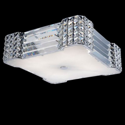 Люстра потолочная St luce SL778.102.04 хрусталь Люстра потолочная St luce SL778.102.04 хрустальПотолочные<br>Компания «Светодом» предлагает широкий ассортимент люстр от известных производителей. Представленные в нашем каталоге товары выполнены из современных материалов и обладают отличным качеством. Благодаря широкому ассортименту Вы сможете найти у нас люстру под любой интерьер. Мы предлагаем как классические варианты, так и современные модели, отличающиеся лаконичностью и простотой форм. Стильная люстра St luce SL778.102.04 станет украшением любого дома. Эта модель от известного производителя не оставит равнодушным ценителей красивых и оригинальных предметов интерьера. Люстра St luce SL778.102.04 обеспечит равномерное распределение света по всей комнате. При выборе обратите внимание на характеристики, позволяющие приобрести наиболее подходящую модель. Купить понравившуюся люстру по доступной цене Вы можете в интернет-магазине «Светодом». Мы предлагаем доставку не только по Москве и Екатеринбурге, но и по всей России.<br><br>Установка на натяжной потолок: Ограничено<br>S освещ. до, м2: 14<br>Крепление: Планка<br>Тип товара: Светильник потолочный<br>Скидка, %: 47<br>Тип лампы: галогенная / LED-светодиодная<br>Тип цоколя: G9<br>Количество ламп: 4<br>Ширина, мм: 390<br>MAX мощность ламп, Вт: 53<br>Длина, мм: 390<br>Высота, мм: 140<br>Оттенок (цвет): серебристый