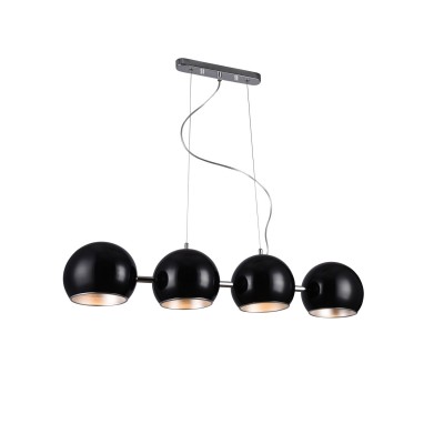 Светильник подвесной St luce SL855.403.04 Светильник подвесной St luce SL855.403.04Длинные 4+<br>Касаемо коллекции модели St luce SL855.403.04 хотелось бы отметить основные моменты: Светильники серии Lucido- это металлические конструкции, напоминающие молекулы и их сцепление. Блестящая хромовая, белая, красная и черная поверхности созвучны современным тенденциям дизайна. Эти светильники отлично подойдут к интерьеру комнаты в стиле модерн, поп-арт, хай-тек или футуризм.<br><br>S освещ. до, м2: 12<br>Крепление: планка<br>Тип лампы: накаливания / энергосбережения / LED-светодиодная<br>Тип цоколя: E27<br>Количество ламп: 4<br>Ширина, мм: 250<br>MAX мощность ламп, Вт: 60<br>Длина, мм: 900<br>Высота, мм: 200<br>Поверхность арматуры: глянцевая<br>Цвет арматуры: черный