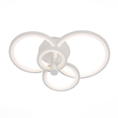 Люстра потолочная St luce SL869.052.04 Люстра потолочная St luce SL869.052.04Потолочные<br>Если Вы настроены купить светильник модели SL86905204, то обратите внимание: Люстры коллекции Ciclo- находка для ценителей современных дизайнерских инноваций в интерьере. Основание светильника выполнено из металла с покрытием белого цвета. В качестве источника освещения используется светодиодная лента, которая декорирована полупрозрачным акрилом. Модели коллекции Ciclo гармонично впишутся в современные интерьеры индустриального стиля.<br><br>Установка на натяжной потолок: Да<br>S освещ. до, м2: 1<br>Крепление: Планка<br>Цветовая t, К: CW - холодный белый 4000 К<br>Тип лампы: LED - светодиодная<br>Тип цоколя: LED<br>Количество ламп: 1<br>Ширина, мм: 402<br>MAX мощность ламп, Вт: 60<br>Длина, мм: 496<br>Высота, мм: 288<br>Поверхность арматуры: матовая<br>Оттенок (цвет): белый<br>Цвет арматуры: белый