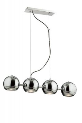 Люстра подвесная St luce SL873.103.04 Люстра подвесная St luce SL873.103.04Подвесные<br>Касаемо коллекции модели St luce SL873.103.04 хотелось бы отметить основные моменты: Светильники коллекции Nano - это металлические конструкции,напоминающие молекулы и их сцепление. Блестящиехромированные или белые поверхности созвучны современным тенденциям в дизайне интерьеров. Эти стильные и функциональные светильники станут акцентом помещения в стиле модерн, попарт, хай-тек или минимализм. Основания и плафоны выполнены из металла. Бра и подвесы из четырех плафонов оснащены подвижными механизмами, позволяющими менять направление освещения.<br><br>Установка на натяжной потолок: Да<br>S освещ. до, м2: 20<br>Крепление: Планка<br>Тип лампы: галогенная / LED-светодиодная<br>Тип цоколя: GU10<br>Количество ламп: 4<br>Ширина, мм: 150<br>MAX мощность ламп, Вт: 75<br>Длина, мм: 720<br>Высота, мм: 100<br>Поверхность арматуры: глянцевая<br>Оттенок (цвет): серебристый<br>Цвет арматуры: серебристый