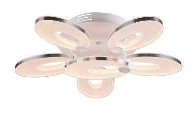Светильник St luce SL900.502.06 Светильник St luce SL900.502.06Потолочные<br>Касаемо коллекции модели St luce SL900.502.06 хотелось бы отметить основные моменты: Невероятно стильные люстры серии Fiore понравятся ценителям современного ритма жизни, воплощенного в дизайне интерьеров. Геометричная форма, сдержанный цвет и никаких лишних деталей - вот концепция, которую положили в основу создания этих светильников. Они украсят интерьер в стиле хай-тек, минимализм, модерн или техно - в легком современном стиле. Основания люстр выполнены из металла с белым покрытием, плафоны выполнены из хромированного металла и акрила. Источник света-LED.<br><br>Установка на натяжной потолок: Да<br>S освещ. до, м2: 30<br>Крепление: Планка<br>Цветовая t, К: WW - теплый белый 2700-3000 К<br>Тип лампы: LED - светодиодная<br>Тип цоколя: LED<br>Количество ламп: светодиодная лента<br>MAX мощность ламп, Вт: 76<br>Диаметр, мм мм: 650<br>Высота, мм: 200<br>Поверхность арматуры: матовая<br>Цвет арматуры: белый