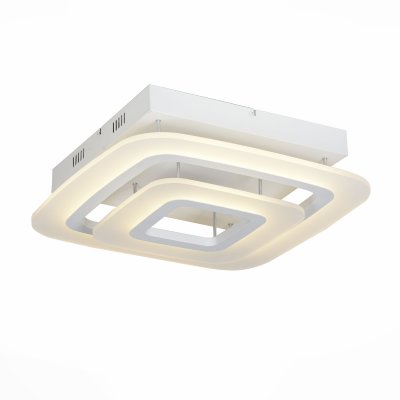Люстра потолочная St luce SL900.502.02 Люстра потолочная St luce SL900.502.02Потолочные<br>Если Вы настроены купить светильник модели SL90050202, то обратите внимание: Люстры коллекции Тorres отлично впишутся в минималистический интерьер помещения, добавив в него объема и глубины. Правильные формы, закругленные линии, теплая матовая поверхность, чередование акрила и металла делает модели Тorres гармоничными и стильными . В пространстве интерьера создается ощущение покоя, умиротворенности и домашнего комфорта. Коллекция идеально подходит для больших площадей -если использовать несколько светильников Тorres в ряд - пространство изменится , структурируется и расширится.<br><br>Установка на натяжной потолок: Да<br>S освещ. до, м2: 1<br>Крепление: Планка<br>Цветовая t, К: CW - холодный белый 4000 К<br>Тип лампы: LED - светодиодная<br>Тип цоколя: LED<br>Количество ламп: 1<br>Ширина, мм: 520<br>MAX мощность ламп, Вт: 38<br>Длина, мм: 520<br>Высота, мм: 120<br>Поверхность арматуры: матовая<br>Оттенок (цвет): белый<br>Цвет арматуры: белый