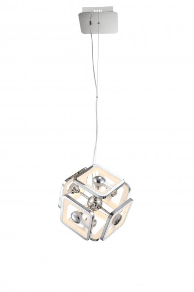 Светильник St luce SL901.103.06 Светильник St luce SL901.103.06Подвесные<br>Касаемо коллекции модели St luce SL901.103.06 хотелось бы отметить основные моменты: Люстры серии Futur подойдут для современных интерьеров гостиных, кухонь, кабинетов, квартир-студий в стиле хай-тек, минимализм или техно. Металлическое основание и детали корпуса хромированы и удачно гармонируют с полупрозрачным акрилом. За счет многочисленных отражающих поверхностей и интересных геометрических форм светильники Futur создают в пространстве помещения динамичную атмосферу с объемным освещением.<br><br>Установка на натяжной потолок: Да<br>S освещ. до, м2: 19<br>Крепление: Планка<br>Цветовая t, К: CW - холодный белый 4000 К<br>Тип лампы: LED - светодиодная<br>Тип цоколя: LED<br>Количество ламп: светодиодная лента<br>Ширина, мм: 360<br>MAX мощность ламп, Вт: 48<br>Длина, мм: 360<br>Высота, мм: 400<br>Поверхность арматуры: глянцевая<br>Цвет арматуры: серебристый