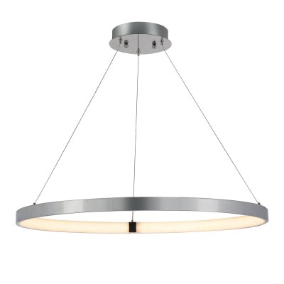 Светильник подвесной St luce SL911.113.01 Facilita Светильник подвесной St luce SL911.113.01 FacilitaСветодиодные<br>Касаемо коллекции модели St luce SL911.113.01 хотелось бы отметить основные моменты: Простота и лаконичная геометрия светильников коллекции Facilita позволяют им гармонично вписаться в интерьер помещений с таким же сдержанным светлым дизайном, оформленных в стилях хай - тек или техно. Мы рекомендуем эти модели для обычных и подвесных натяжных потолков. Источником освещения служат LED. Круглое основание, хромированная отделка и матированный белый акрил делают светильники коллекции Facilitate простыми и стильными.<br><br>Крепление: на планку<br>Цветовая t, К: CW - холодный белый 4000 К<br>Тип лампы: LED - светодиодная<br>Тип цоколя: LED<br>Количество ламп: 1<br>MAX мощность ламп, Вт: 32,4<br>Диаметр, мм мм: 600<br>Длина цепи/провода, мм: 1900<br>Высота, мм: 38<br>Поверхность арматуры: глянцевая<br>Оттенок (цвет): белый, хром<br>Цвет арматуры: серебристый хром