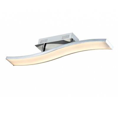 Светильник St Luce SL919.102.01 Светильник St Luce SL919.102.01Прямоугольные<br>Если Вы настроены купить светильник модели SL91910201, то обратите внимание: Урбанистическая коллекция светильников Fluidita идеально дополнит интерьер в стиле хай-тэк, модерн или минимализм, смягчив его аутентичность плавными изгибами, характерными для акриловых рассеивателей этой лампы. Хромированная металлическая отделка плафона подчеркивает стилистическую принадлежность светильника и добавляет ему лоска. Широкие полосы со светодиодной подсветкой создают мягкое равномерное свечение, приятное для глаз и создающее уют в помещении. Коллекция Fluidita будет уместна как для освещения квартиры или загородного дома, так и для помещения общественного назначения.<br><br>S освещ. до, м2: 5<br>Цветовая t, К: 4000<br>Тип лампы: LED<br>Тип цоколя: LED<br>Количество ламп: 1<br>Ширина, мм: 80<br>MAX мощность ламп, Вт: 12,6<br>Высота, мм: 95