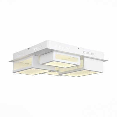 Светильник St Luce SL934.502.04 Светильник St Luce SL934.502.04Потолочные<br>Если Вы настроены купить светильник модели SL93450204, то обратите внимание: Объемная композиция под потолком всегда выглядит эффектно . Коллекция светильников Mecano тому прямое доказательство. Используя призмы разных размеров, авторы создали уникальный шедевр.Корпус светильника выполнен из металла цвета серебра и белых матовых плафонов. Кажется, что свет движется, отдавая вниз лишь часть своего потока. Этот необычный светильник станет достойным украшением вашего дома или офиса, подарит настроение и индивидуальности общественному месту, будет настоящим арт обьектом современной квартиры-студии.<br><br>Установка на натяжной потолок: Да<br>S освещ. до, м2: 26<br>Цветовая t, К: 4000<br>Тип лампы: LED<br>Тип цоколя: LED<br>Ширина, мм: 450<br>MAX мощность ламп, Вт: 65<br>Длина, мм: 450<br>Высота, мм: 120