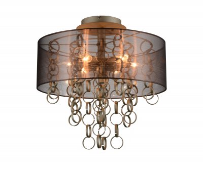 Люстра потолочная St luce SL942.802.07 Люстра потолочная St luce SL942.802.07Потолочные<br>Если Вы настроены купить светильник модели SL94280207, то обратите внимание: Оригинальные модели коллекции Catena гармонично впишутся в современный интерьер в стиле модерн, хай - тек или минимализм. <br>Цепи из металлической колец цвета слоновой кости в обрамлении тканевого абажура делают светильники Catena ярким акцентом современной стильной спальни, гостиной или кабинета.<br><br>Установка на натяжной потолок: Да<br>S освещ. до, м2: 14<br>Крепление: Планка<br>Тип лампы: накаливания / энергосбережения / LED-светодиодная<br>Тип цоколя: E14<br>Количество ламп: 7<br>MAX мощность ламп, Вт: 40<br>Диаметр, мм мм: 500<br>Высота, мм: 500<br>Поверхность арматуры: Матовая<br>Цвет арматуры: бежевый