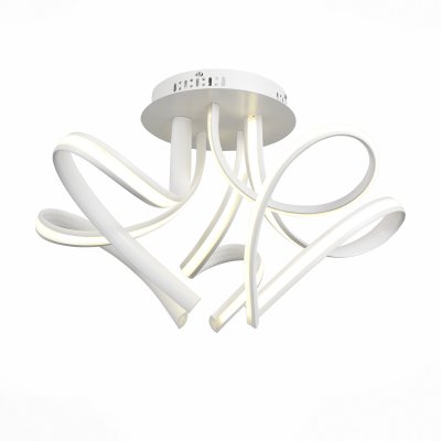 Светильник St Luce SL954.502.05 Светильник St Luce SL954.502.05Потолочные<br>Если Вы настроены купить светильник модели SL95450205, то обратите внимание: Ультрасовременный дизайн светильника коллекции Intrigo предназначен для тех, кто не боится оригинальных решений в оформлении интерьера. Основание дюстр выполнено из металла , окрашенного в белый цвет и дополнено необычным световым оформлением. Так, источники света – светодиодные ленты – расположены внутри витьевато изогнутых металлических лучей и декорированы вставками из полупрозрачного акрила. Высокие параметры освещенности и необыкновенное воплощение моделей Intrgo делают интерьер по-настоящему стильным и ярким.<br><br>Установка на натяжной потолок: Да<br>S освещ. до, м2: 4<br>Цветовая t, К: 4000<br>Тип лампы: LED<br>Тип цоколя: LED<br>MAX мощность ламп, Вт: 10<br>Диаметр, мм мм: 500<br>Высота, мм: 290<br>Оттенок (цвет): белый