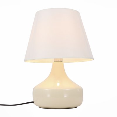 SL969.504.01 Настольная лампа ST Luce Белый/Белый E14 1*40W (из 2-х коробок) SL969.504.01 Настольная лампа ST Luce Белый/Белый E14 1*40W (из 2-х коробок)Ожидается<br>Если Вы настроены купить светильник модели SL96950401, то обратите внимание: Настольные лампы коллекции Tabella подобраны с целью разнообразить интерьер, привнести в него дополнительные акценты, сделать более уютным. Текстильные абажуры и керамические основания имеют естественные природные оттенки, которые идеально сочетаются с большинством интерьерных стилей.<br>