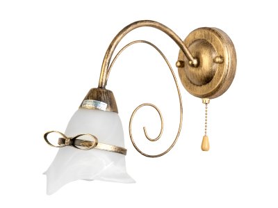 Светильник настенный бра Toplight TL3620B-01 Bridget Светильник настенный бра Toplight TL3620B-01 BridgetКлассика<br>Бра TOPLIGHT серия Bridget артикул TL3620B-01, матовое золото, E14, 1x60 в идеале использовать со светодиодными лампами, которые помимо энергосбережения, помогут сохранить долгий срок службы светильника за счет незначительного нагрева ламп.<br><br>Тип цоколя: E14<br>Количество ламп: 1<br>Ширина, мм: 140<br>MAX мощность ламп, Вт: 60<br>Глубина, мм: 300<br>Высота, мм: 230<br>Цвет арматуры: золотой