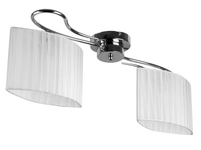 Люстра потолочная Toplight TL3650X-02CH Jeanne Люстра потолочная Toplight TL3650X-02CH JeanneПотолочные<br>Люстра потолочная TOPLIGHT серия Jeanne артикул TL3650X-02CH, хром, E14, 2x40 в идеале использовать со светодиодными лампами, которые помимо энергосбережения, помогут сохранить долгий срок службы светильника за счет незначительного нагрева ламп.<br><br>S освещ. до, м2: 4<br>Тип цоколя: E14<br>Количество ламп: 2<br>Ширина, мм: 250<br>MAX мощность ламп, Вт: 40<br>Длина, мм: 720<br>Высота, мм: 230<br>Цвет арматуры: серебристый