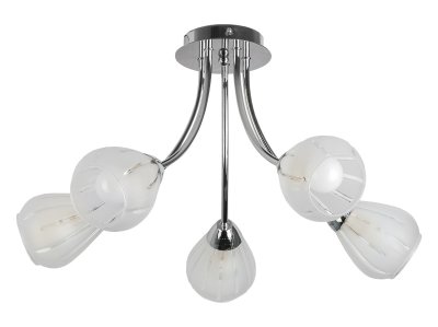 Люстра потолочная Toplight TL3660X-05CH Fay Люстра потолочная Toplight TL3660X-05CH FayПотолочные<br>Люстра потолочная TOPLIGHT серия Fay артикул TL3660X-05CH, хром, E14, 5x60 в идеале использовать со светодиодными лампами, которые помимо энергосбережения, помогут сохранить долгий срок службы светильника за счет незначительного нагрева ламп.<br><br>S освещ. до, м2: 15<br>Тип цоколя: E14<br>Количество ламп: 5<br>MAX мощность ламп, Вт: 60<br>Диаметр, мм мм: 560<br>Высота, мм: 310<br>Цвет арматуры: серебристый