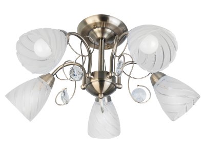 Люстра потолочная Toplight TL7110X-05AB Brooke Люстра потолочная Toplight TL7110X-05AB BrookeПотолочные<br>Люстра потолочная TOPLIGHT серия Brooke артикул TL7110X-05AB, античная бронза, E14, 5x40 в идеале использовать со светодиодными лампами, которые помимо энергосбережения, помогут сохранить долгий срок службы светильника за счет незначительного нагрева ламп.<br><br>S освещ. до, м2: 10<br>Тип цоколя: E14<br>Количество ламп: 5<br>MAX мощность ламп, Вт: 40<br>Диаметр, мм мм: 560<br>Высота, мм: 250<br>Цвет арматуры: бронзовый