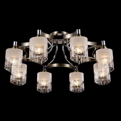 Люстра Maytoni TOC003-08-R Eurosize 3 Люстра Maytoni TOC003-08-R Eurosize 3Потолочные<br>В нашем магазине всемирно известная компания по производству потолочных люстр Maytoni предлагает вам купить люстру по удобной для каждого цене. На приложенном к стоимости и описанию товара фото, вам предоставляется возможность рассмотреть люстру потолочную Maytoni TOC003-08-R как следует. В ее состав входит восемь цилиндрических плафонов. Они выполнены из матового белого и прозрачного с рисунком стекла. Благодаря всем этим качествам люстры от Майтони вы сможете<br><br>Установка на натяжной потолок: Да<br>S освещ. до, м2: 32<br>Крепление: Планка<br>Тип товара: Люстра<br>Скидка, %: 3<br>Тип лампы: накаливания / энергосбережения / LED-светодиодная<br>Тип цоколя: E14<br>Количество ламп: 8<br>MAX мощность ламп, Вт: 60<br>Диаметр, мм мм: 550<br>Высота, мм: 252<br>Цвет арматуры: серебристый