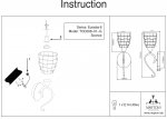 Светильник настенный бра Maytoni TOC008-01-G Eurosize Eurosize 8